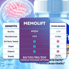Image of (1 Pack) MemoLift Pills - Brain Health & Cognitive Support Supplement 60 Capsules