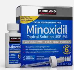 KIRKLAND Minoxidil 5% Extra Strength Men Hair Regrowth Solution 6 Month Ex 10/26