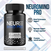 Image of (5 Pack) Neuro Mind Pro Nootropic Natural Brain Formula Supplement 300 Capsules