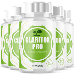(5 Pack) Claritox Pro Natural Brain Supplement ClaritoxPro 300 Capsule