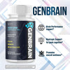 Image of (3 Pack) Genbrain All Natural Brain Supplement Gen Brain 180 Capsules