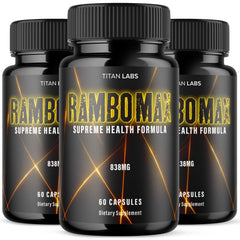 (3 Pack) Rambo Max Advanced Male Health Support Supplement RamboMax 180 Capsules