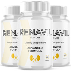 (3 Pack) Renavil Pills Advanced Energy & Wellness Support Formula 180 Capsules