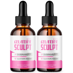 (2 Pack) Gelatine Sculpt Drops Advanced Health & Fitness Supplement 60 Servings