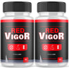 Image of (2 Pack) Red Vigor Pills Advanced Male Support Supplement RedVigor 120 Capsules