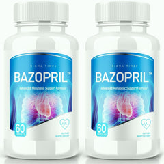 (2 Pack) Bazopril Supplement Advanced Metabolic Pills 120 Capsules - ARMOLEY