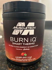 Muscletech Burn iQ Smart Thermo Mango Chili Lime 8.29 oz Exp Oct 25