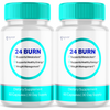 Image of 24 Burn Advanced Burner Formula Natural Energy and Fitness Support 120 Capsules (2 Pack)