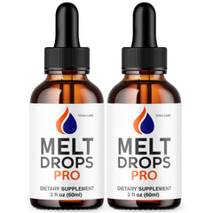 (2 Pack) Melt Drops Pro Natural Health & Fitness Formula MeltDrops 60 Servings