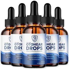 (5 Pack) Otohear Ear Health Support Drops Natural Oto Hear Vitamin 150 Servings