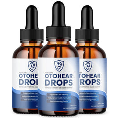 (3 Pack) Otohear Ear Health Support Drops Natural Oto Hear Vitamin 90 Servings