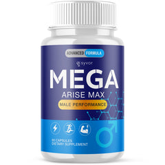 (1 Pack) Mega Arise Max Advanced Male Support Supplement MegaArise 60 Capsules