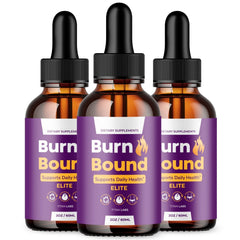 (3 Pack) Burn Bound Drops Natural Health & Fitness Formula BurnBound 90 Servings