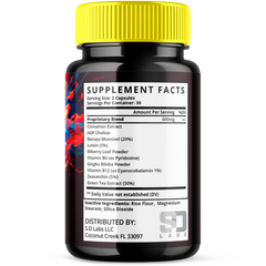 IQ Blast Pro Brain Supplement - Enhance Cognitive Function and Clarity (3 Pack- 180 Capsules)