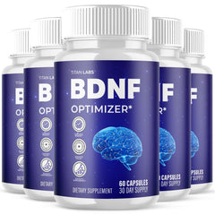 (5 Pack) BDNF Optimizer Natural Brain Supplement BDNFOptimizer 300 Capsules