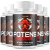 Image of (5 Pack) Potens Hardmax Advanced Male Support Supplement PotensHardmax 300 Capsules