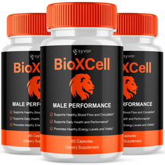 Bio X Cell Pills for Men BioXCell Advanced Male Support Supplement 180 Capsules (3 Pack)