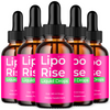 Image of (5 Pack) Lipo Rise Drops Advanced Health & Fitness Supplement LipoRise 150 Servs