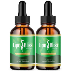 (2 Pack) Lipo Bliss Drops Advanced Health & Fitness Formula LipoBliss 60 Serves