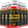 Image of (5 Pack) Alpha Honey Gummy Male Health Support Supplement AlphaHoney 300 Gummies