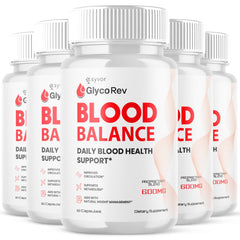 (5 Pack) Glyco Rev Advanced Blood Support Formula Supplement GlycoRev 300 Capsules