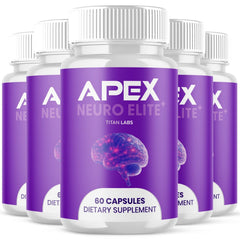 (5 Pack) Apex Neuro Elite Nerve Support Supplement ApexNeuro 300 Caps