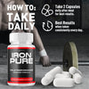 Image of (5 Pack) Iron Pure Advanced Male Pills Formula IronPure Supplement 300 Capsules
