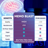 Image of Memo Blast All Natural Formula Brain Supplement Pills (5 Pack - 300 Capsules)