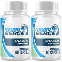 (2 Pack) Neuro Serge Natural Brain Supplement NeuroSerge 120 Capsules