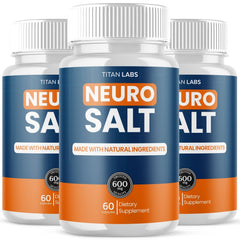 (3 Pack) Neuro Salt All Natural Brain Supplement NeuroSalt 180 Capsule