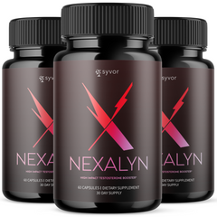 Nexalyn Advanced Male Pills Nexa Lyn Formula Supplement (3 Pack - 180 Capsules)