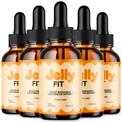 (5 Pack) Jelly Fit Drops Advanced Health & Fitness Formula JellyFit 150 Servings