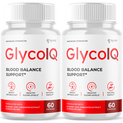 (2 Pack) Glyco IQ Advanced Blood Health Support Supplement GlycoIQ 120 Capsules