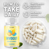 Image of (2 Pack) Vivogut Probiotic For Gut Health & Digestive Function Vivo Gut 120 Caps