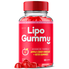 Lipo Gummy Keto ACV Gummys 1000MG Advanced Formula Vitamin 60 Gummies (1 Pack)