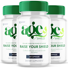 Age Shield Nootropic Capsules Advanced Formula Brain Health Support (3 Pack-180 Capsules)