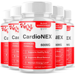 (5 Pack) Cardionex Blood Pills Advanced Support Cardionex Supplement 300 Capsule