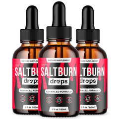 Saltburn Drops Advanced Health & Fitness Formula Salt Burn 90 Serves (3 Pack)