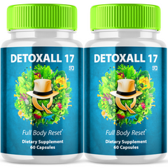 Detoxall 17 Pills, Detoxall 17 Brain Boosting  (2 Pack - 120 Capsules)
