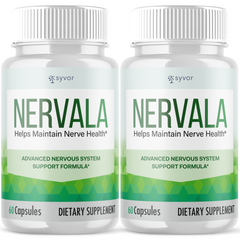 Nervala Nerve All Natural Super Nerve Supplement (2 Pack - 120 Capsules)