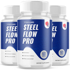 (3 Pack) Steel Flow Pro Advanced Male Support Vitamin SteelFlowPro 180 Capsules