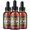 Image of (3 Pack) Gluco Drops Blood Support Vitamin Supplement GlucoDrops 90 Servings