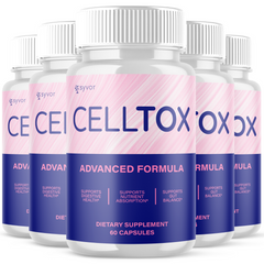 Celltox Probiotic Gut Health Formula Enhance Digestive Function (5 Pack - 300 Capsules)