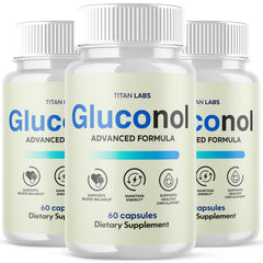 (3 Pack) Gluconol Advanced Blood Health Support Supplement Gluco Nol 180 Capsule