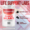 Image of (2 Pack) Life Support Labs Advanced Gluco Balance Support Supplement 120 Capsules