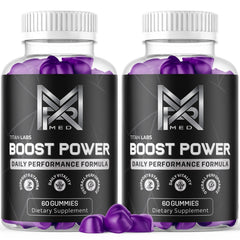 (2 Pack) Boost Power Gums Advanced Male Support Supplement BoostPower 120 Gummies