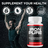 Image of (2 Pack) Iron Pure Advanced Male Pills Formula IronPure Supplement 120 Capsules