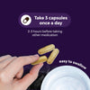 Image of Cleanse and Detox Activated Charcoal Capsules Purifying 1200mg Per Serving 90ct