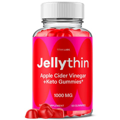 (1 Pack) Jellythin ACV Gummys 1000MG Advanced Jelly Thin Supplement 60 Gummies