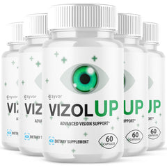(5 Pack) Vizol Up Advanced Max Support Healthy Eye Function VizolUp 300 Capsules